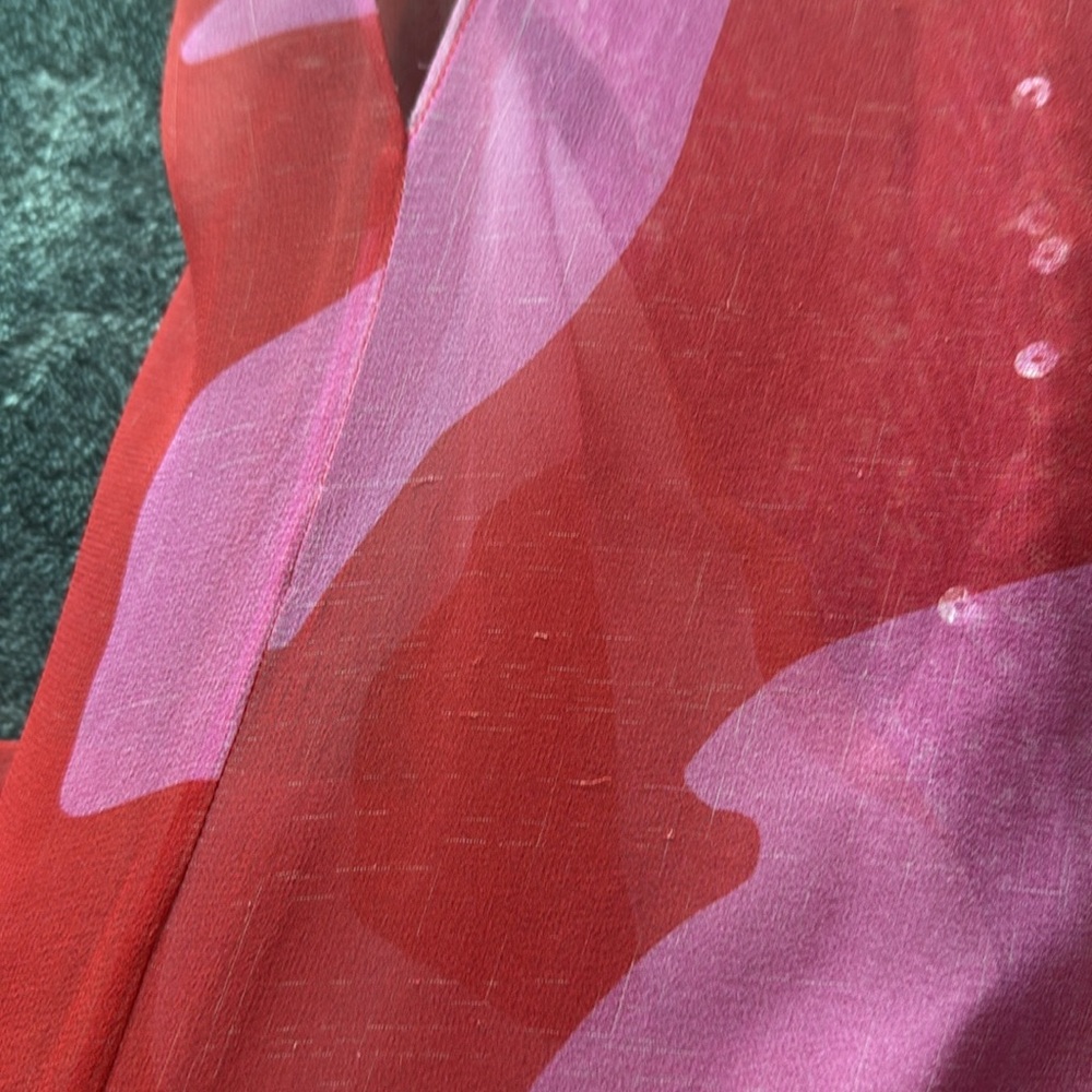 Lodi Layered Silk & Sequin Maxi Dress By Silvia Tcherassi - Picture 8 of 12